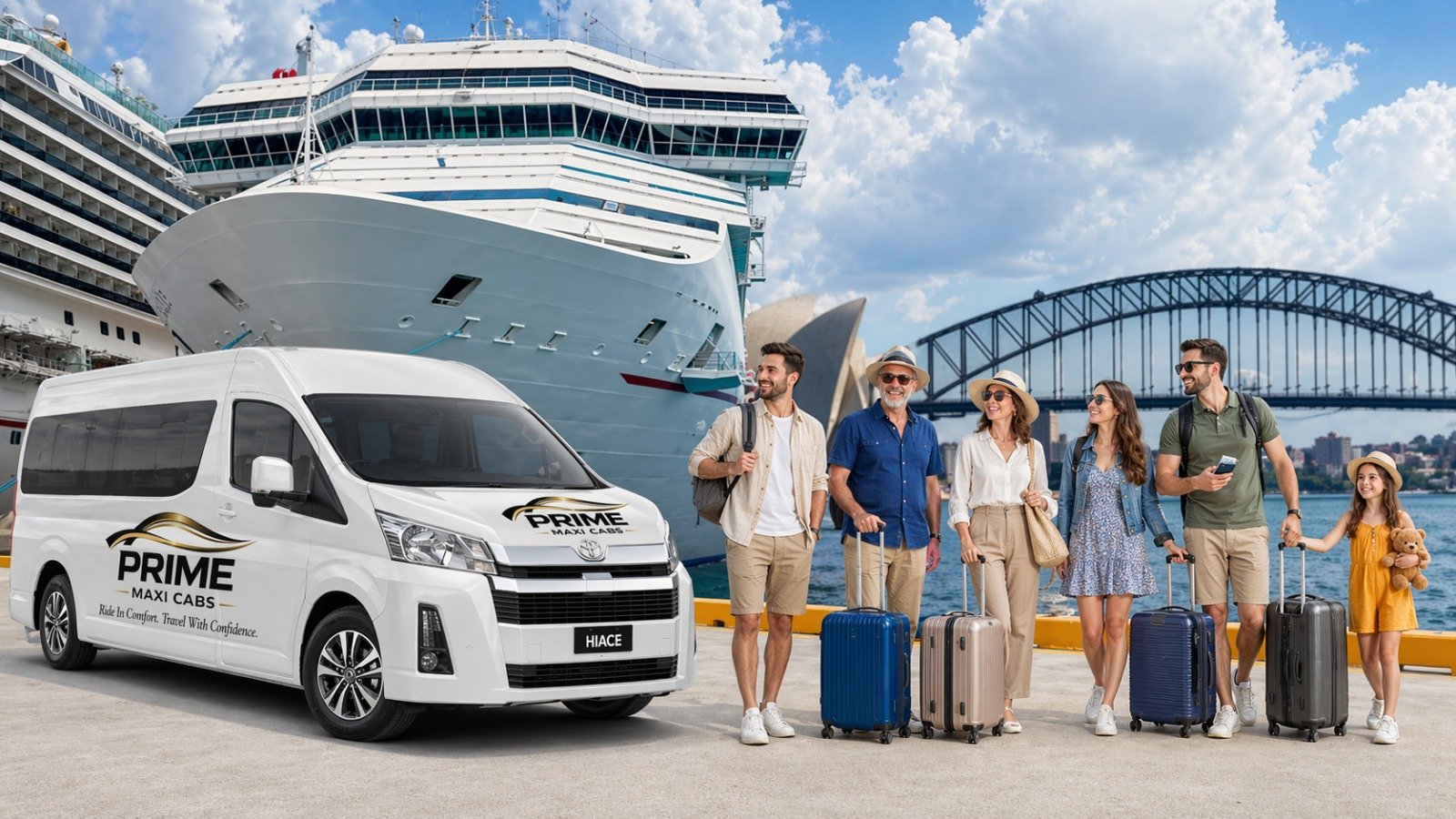 Cruise terminal transfers in Sydney